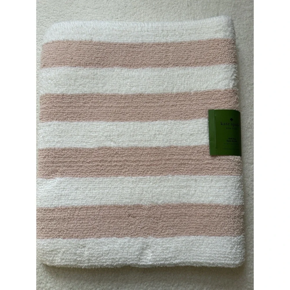 New KATE SPADE NEW YORK Pink/White Stripe 20